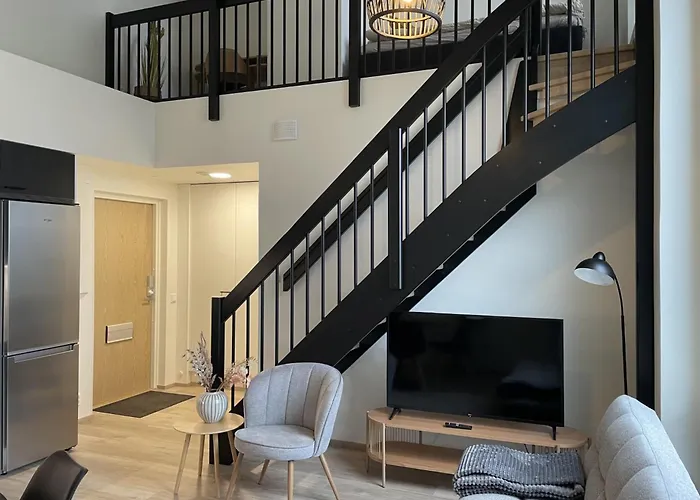 Beautiful Loft Apartment With Glazed Balcony